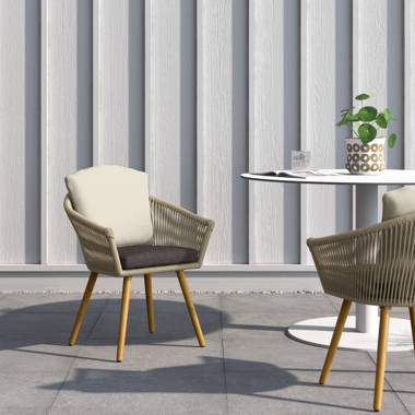 Gray rope dining chairs hot sale